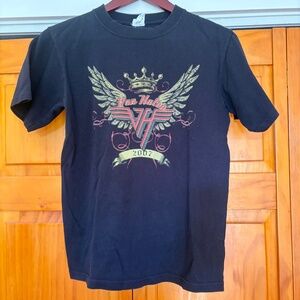 Van Halen Band Tour 2007 T-Shirt in a Size Small, Black Anvil Brand 100% Cotton